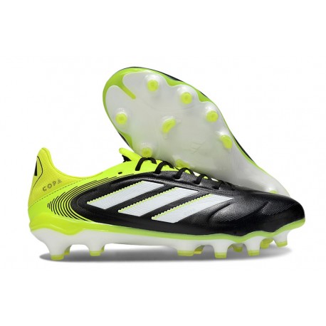 Botas de Futbol adidas Copa Pure 3 FG Negro Ftwr Blanco Limón Lúcido