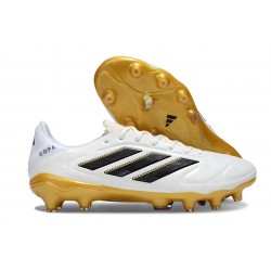 Botas de Futbol adidas Copa Pure 3 FG Blanco Negro Met Dorado