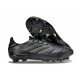 Botas de Futbol adidas Copa Pure 3 FG Negro Dgh Solid Gris Limón Lúcido