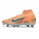 Nike Zoom Mercurial Superfly X Elite SG-Pro KM Naranja Azul
