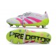Zapatillas adidas Predator Elite FT SG Blanco Rosa Amarillo