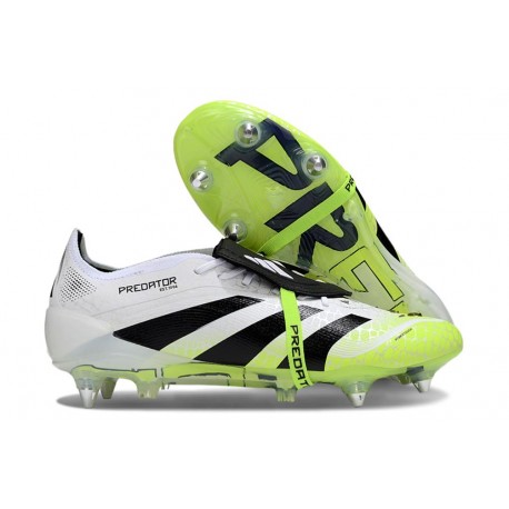 Zapatillas adidas Predator Elite FT SG Blanco Negro Amarillo