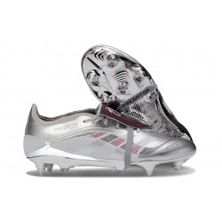 Zapatillas adidas Predator Elite FT SG Plateada Rojo
