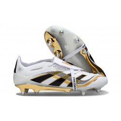 Zapatillas adidas Predator Elite FT SG Blanco Dorado Met Negro
