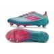 Bota de Fútbol Adidas F50 Elite SG Flash Agua Rosa Lúcido Lucid Cyan