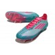 Bota de Fútbol Adidas F50 Elite SG Flash Agua Rosa Lúcido Lucid Cyan