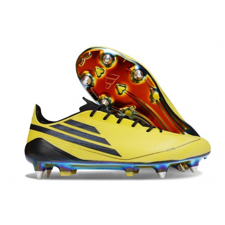 Bota de Fútbol Adidas F50 Elite SG Amarillo Negro