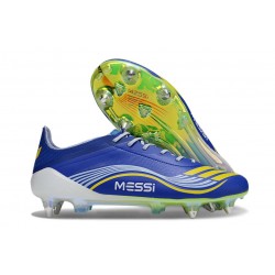 Bota de Fútbol Adidas F50 Elite SG Azul Amarillo