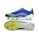 Bota de Fútbol Adidas F50 Elite SG Azul Amarillo