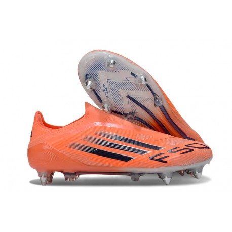 Zapatillas de Futbol Adidas F50 Elite LL SG Naranja Negro
