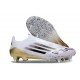 Zapatillas de Futbol Adidas F50 Elite LL SG Blanco Negro Met Dorado