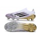 Zapatillas de Futbol Adidas F50 Elite LL SG Blanco Negro Met Dorado