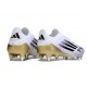 Zapatillas de Futbol Adidas F50 Elite LL SG Blanco Negro Met Dorado