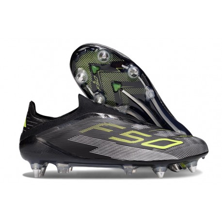 Zapatillas de Futbol Adidas F50 Elite LL SG Negro Amarillo