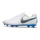 Nike Tiempo Legend 10 Elite FG Blanco Azul