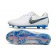 Nike Tiempo Legend 10 Elite FG Blanco Azul
