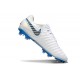 Nike Tiempo Legend 10 Elite FG Blanco Azul