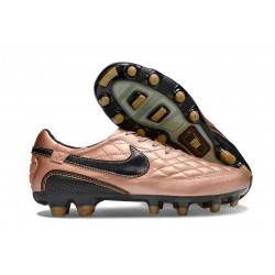 Nike Tiempo Legend 10 Elite FG R10 Dorado Negro