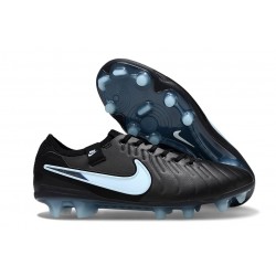Nike Tiempo Legend 10 Elite FG Negro Hielo Azul