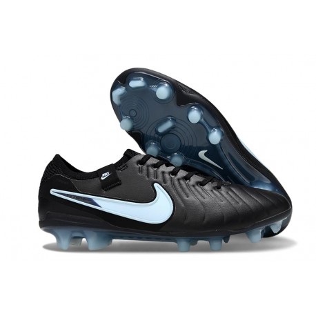 Nike Tiempo Legend 10 Elite FG Negro Hielo Azul