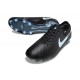 Nike Tiempo Legend 10 Elite FG Negro Hielo Azul