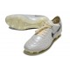 Nike Tiempo Legend 10 Elite FG Blanco Plateado