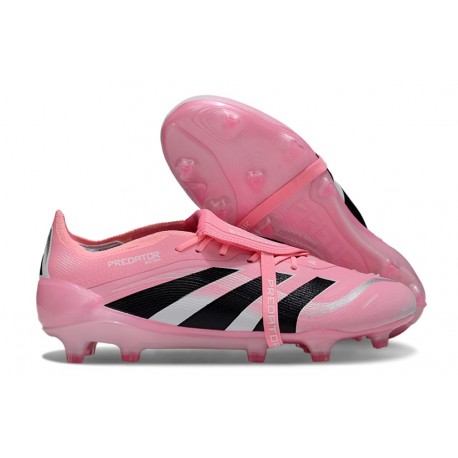 Botas adidas Predator 25 Elite Tongue FG Rosa Negro