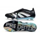 Botas adidas Predator 25 Elite Tongue FG Negro Blanco Azul