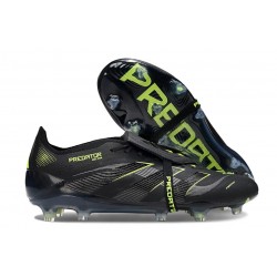 Botas adidas Predator 25 Elite Tongue FG Negro Carbón Limón Lúcido