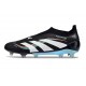 adidas Predator Elite Sin Cordones FG Negro Blanco Azul