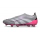 adidas Predator Elite Sin Cordones FG Gris Rosa Blanco