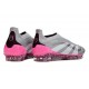 adidas Predator Elite Sin Cordones FG Gris Rosa Blanco
