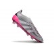 adidas Predator Elite Sin Cordones FG Gris Rosa Blanco