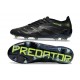 Bota de Futbol adidas Predator Elite FG Negro Amarillo
