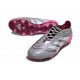 Bota de Futbol adidas Predator Elite FG Gris Blanco Rosa