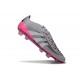 Bota de Futbol adidas Predator Elite FG Gris Blanco Rosa