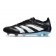 Bota de Futbol adidas Predator Elite FG Negro Blanco Azul