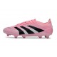 Bota de Futbol adidas Predator Elite FG Rosa Negro