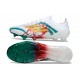Botas Adidas F50 Elite FG Blanco Verde Dorada