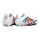 Botas Adidas F50 Elite FG Blanco Verde Dorada