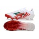 Botas Adidas F50 Elite FG Blanco Rojo Verde