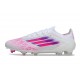 Botas Adidas F50 Elite FG Ftwr Blanco Rosa Lúcido Ftwr Blanco