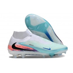 Bota Nike Phantom 6 Df Elite Fg Azul Blanco Naranja