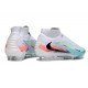 Bota Nike Phantom 6 Df Elite Fg Azul Blanco Naranja