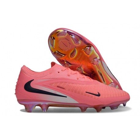 Zapatillas de Fútbol Nike Phantom 6 Low Elite FG Rosa Negro
