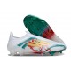 Bota de Futbol Adidas F50 Elite LL FG Blanco Verde Dorada