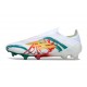 Bota de Futbol Adidas F50 Elite LL FG Blanco Verde Dorada