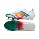 Bota de Futbol Adidas F50 Elite LL FG Blanco Verde Dorada