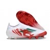 Zapatillas Adidas F50 Elite Laceless FG Blanco Rojo Verde