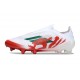 Zapatillas Adidas F50 Elite Laceless FG Blanco Rojo Verde